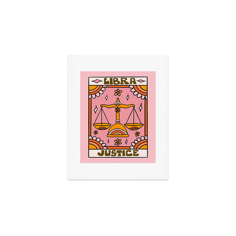 Libra Tarot Card Art Print Gallery Image 1