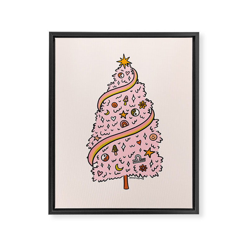 Libra Tree Framed Canvas Print Gallery Image 8