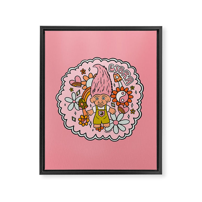 Libra Troll Framed Canvas Print Gallery Image 1