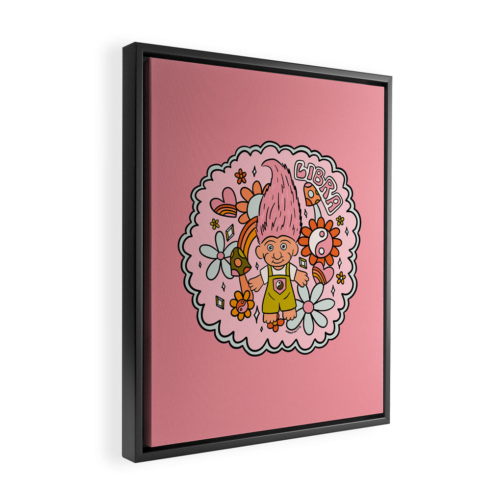 Libra Troll Framed Canvas Print Gallery Image 2