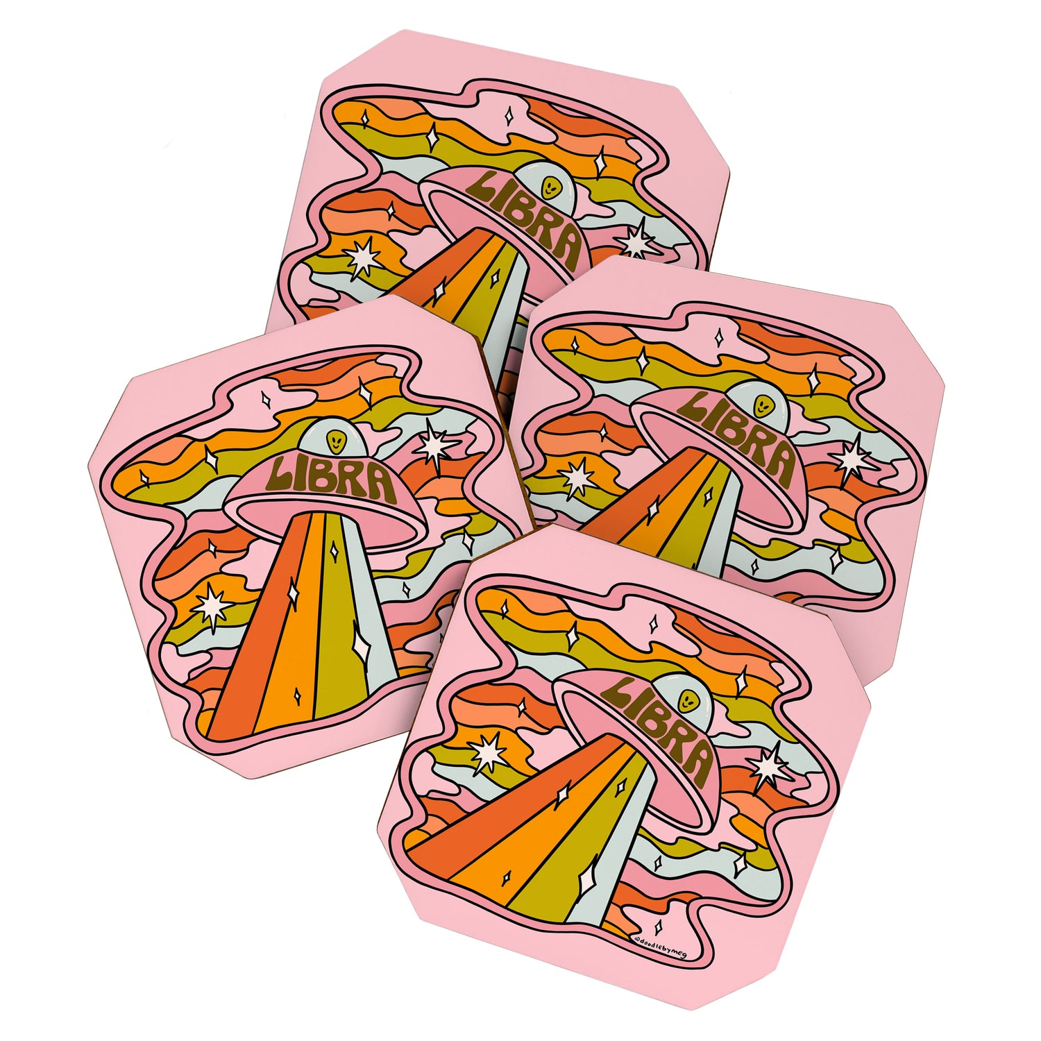 Libra UFO Coaster Gallery Image 1