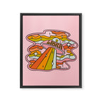 Libra UFO Framed Canvas Print Gallery Image 8