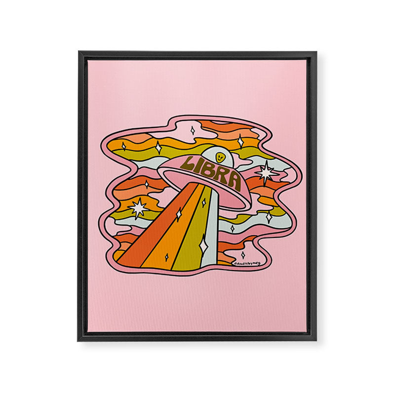 Libra UFO Framed Canvas Print Gallery Image 8