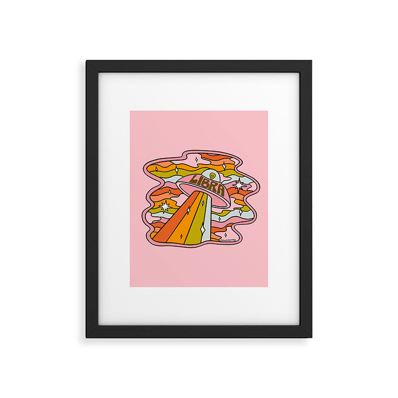 Libra UFO Framed Art Print Gallery Image 6