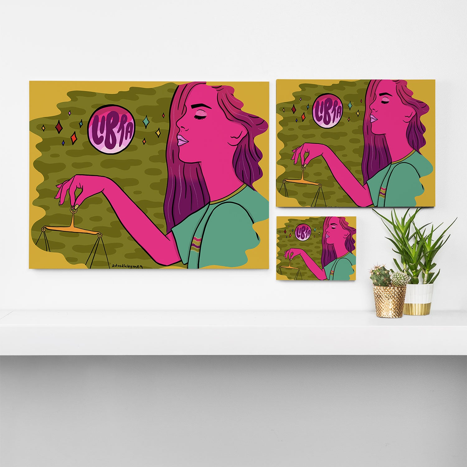 Libra Canvas Print Gallery Image 3