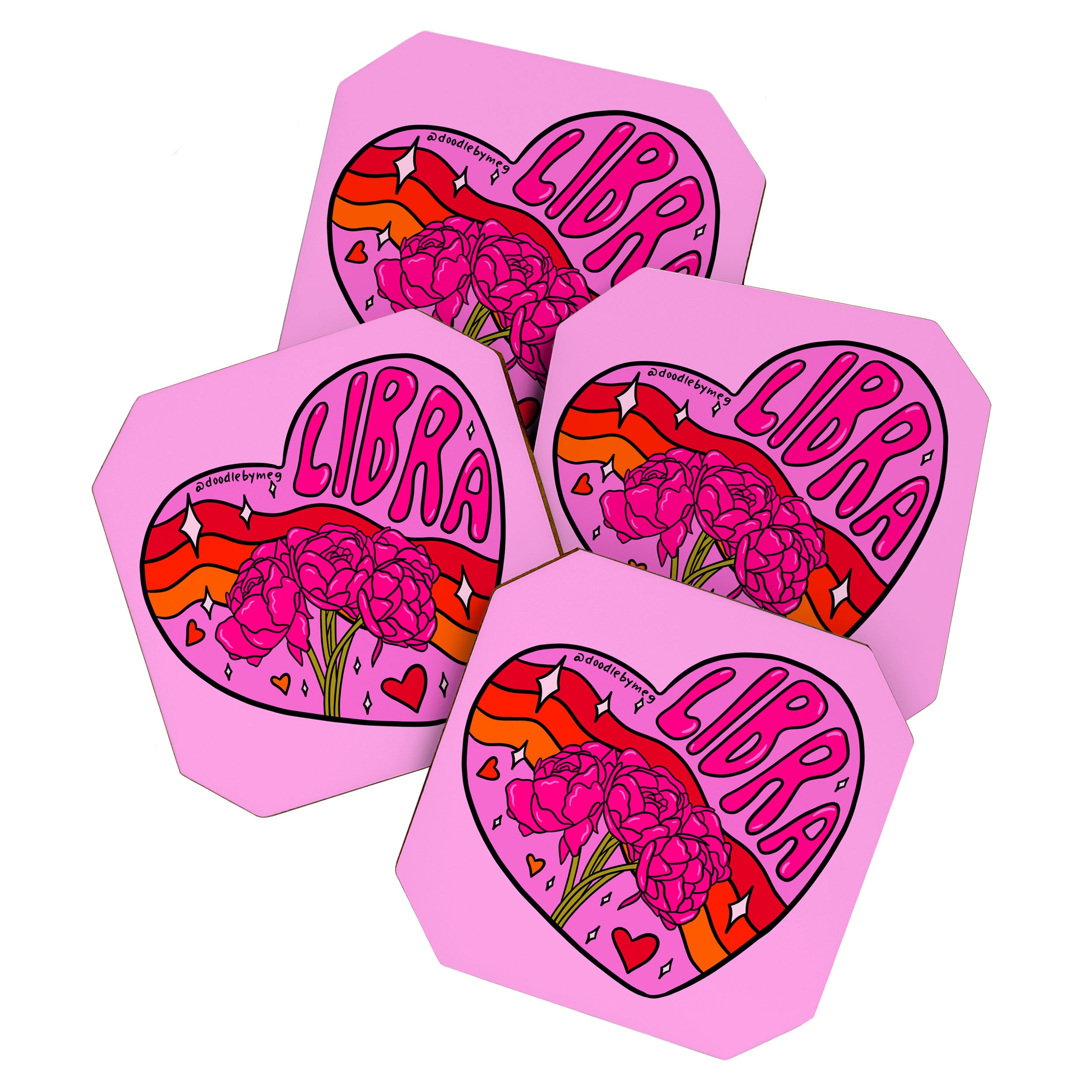 Libra Valentine Coaster Gallery Image 1