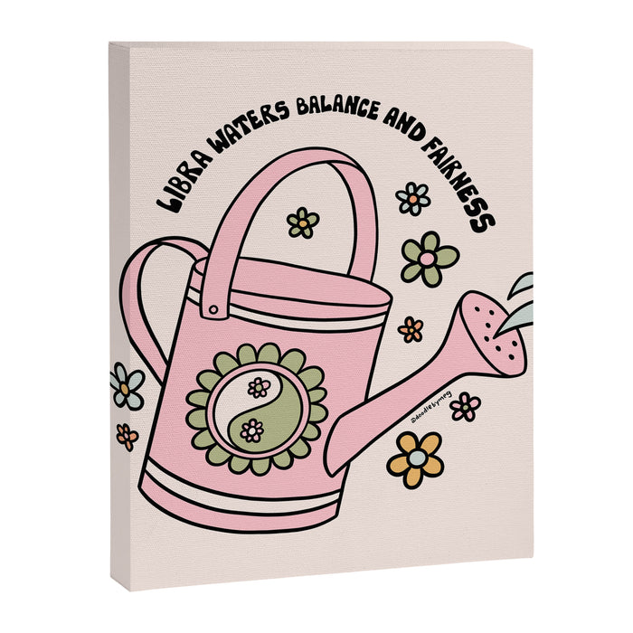 Libra Watering Can Canvas Print Gallery Image 1