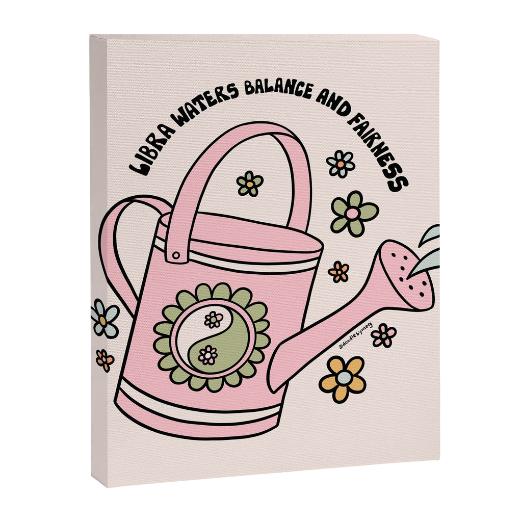 Libra Watering Can Canvas Print Gallery Image 8