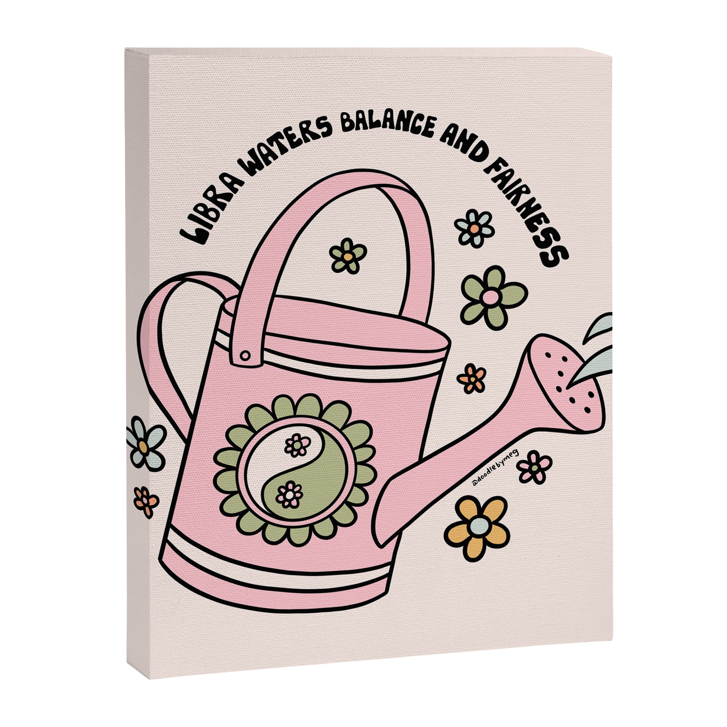 Libra Watering Can Canvas Print Gallery Image 8