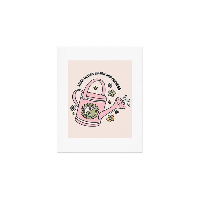 Libra Watering Can Art Print Gallery Image 1