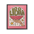 Libra Watermelon Framed Canvas Print Gallery Image 8