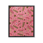 Libra Watermelon Print Framed Canvas Print Gallery Image 8