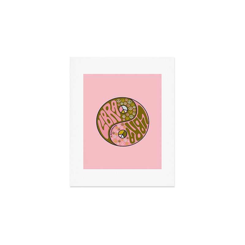 Libra Yin Yang Art Print Gallery Image 1