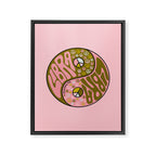 Libra Yin Yang Framed Canvas Print Gallery Image 8