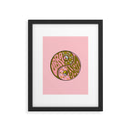Libra Yin Yang Framed Art Print Gallery Image 6