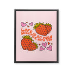 Life Is So Much Sweeter With You Framed Canvas Print Gallery Image 8