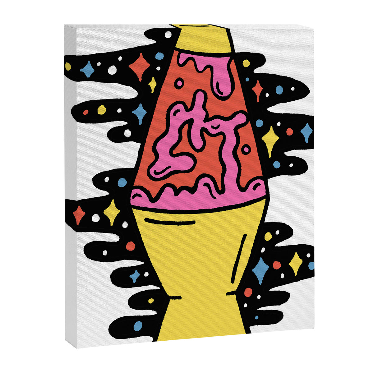 Lit Lava Lamp Canvas Print Gallery Image 6