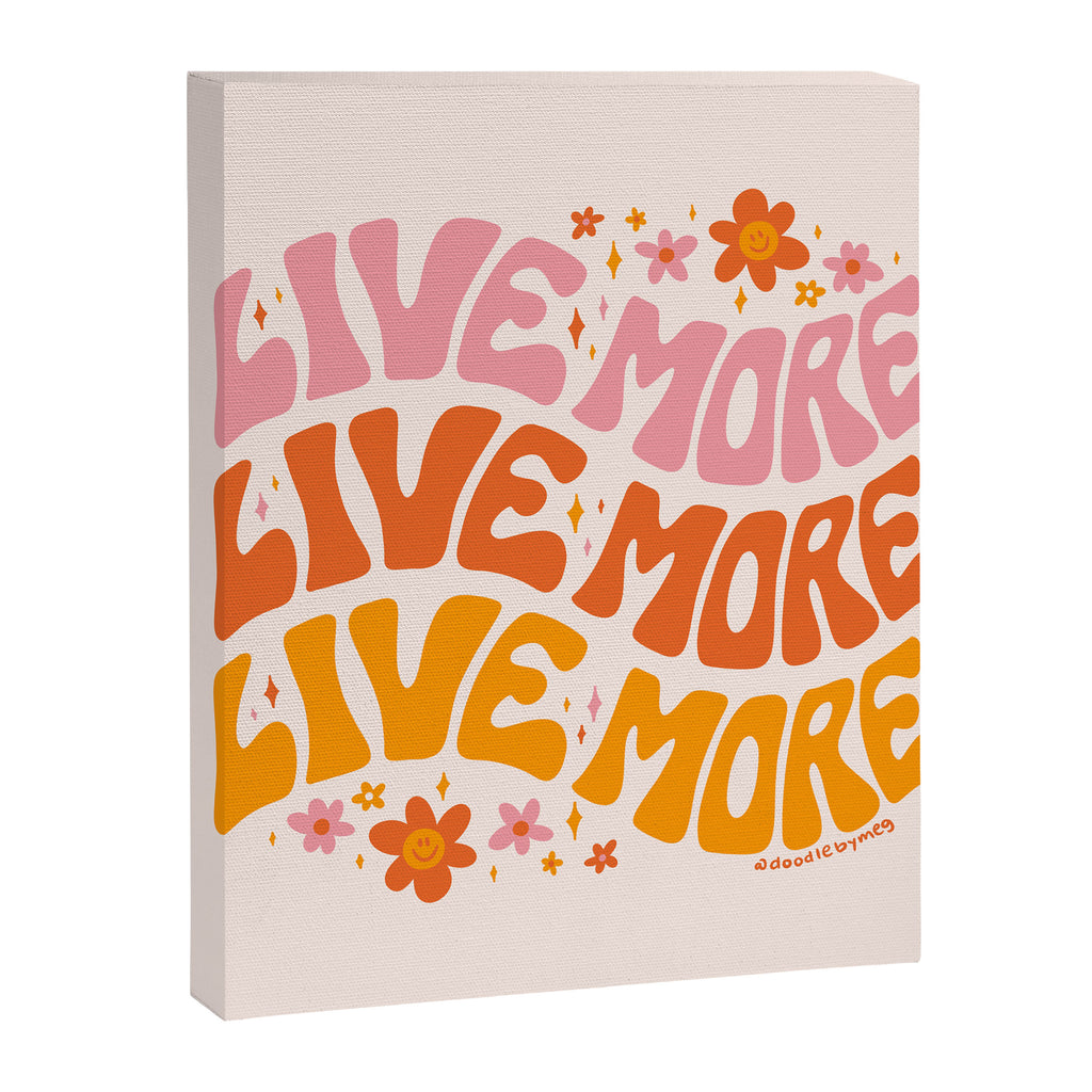 Live More Canvas Print Gallery Image 8