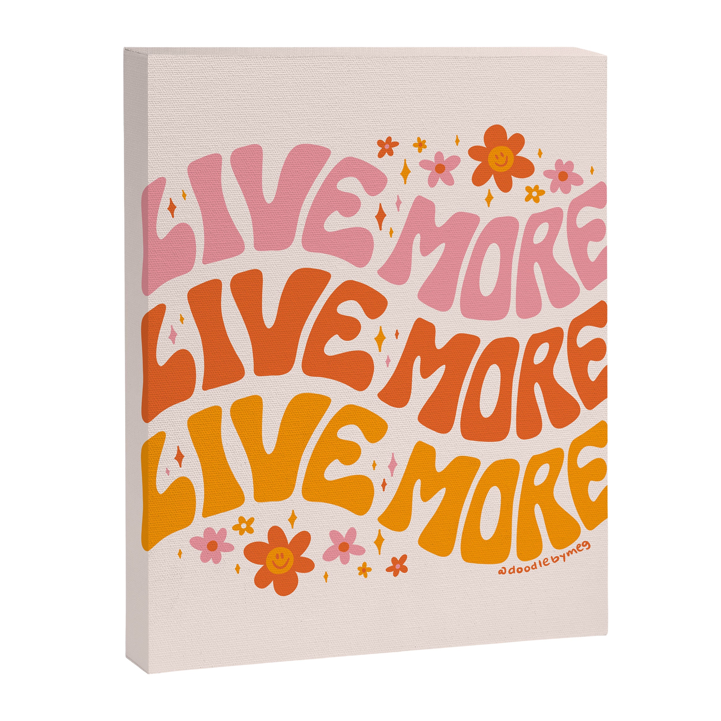 Live More Canvas Print Gallery Image 8