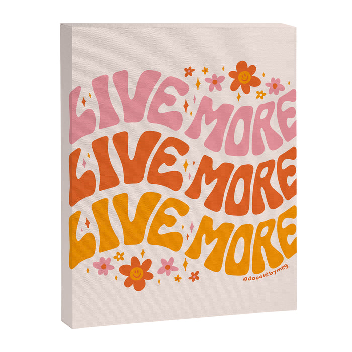 Live More Canvas Print Gallery Image 1