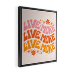 Live More Framed Canvas Print Gallery Image 2