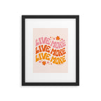 Live More Framed Art Print Gallery Image 6