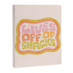 Lives Off Snacks Canvas Print Gallery Image 8