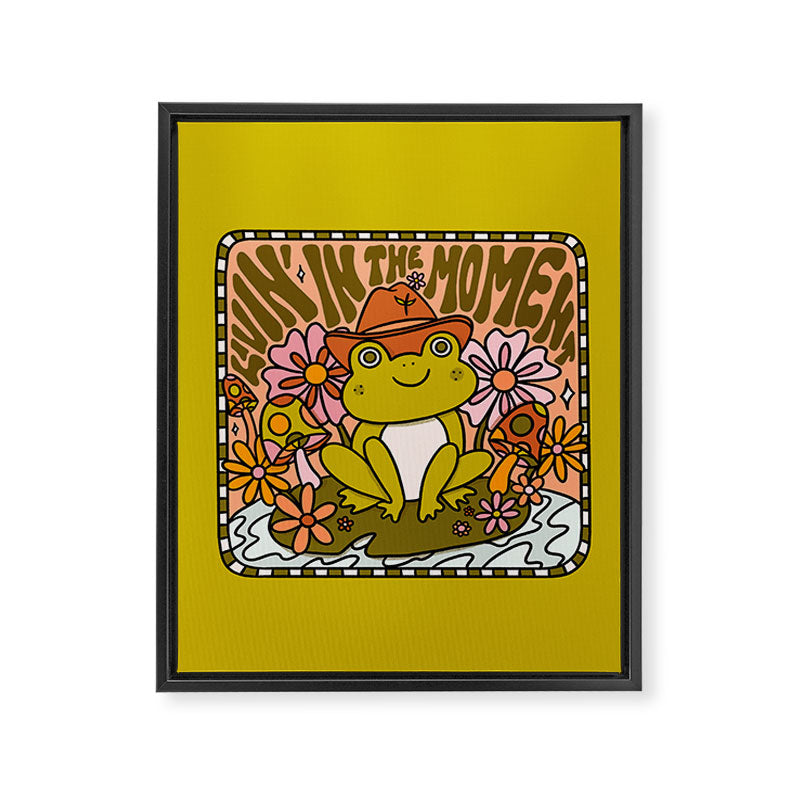 Livin' In The Moment Framed Canvas Print Gallery Image 8
