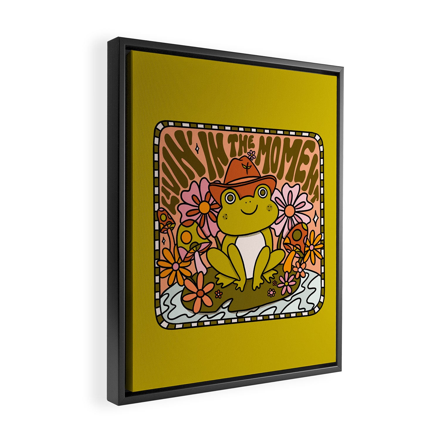 Livin' In The Moment Framed Canvas Print Gallery Image 2