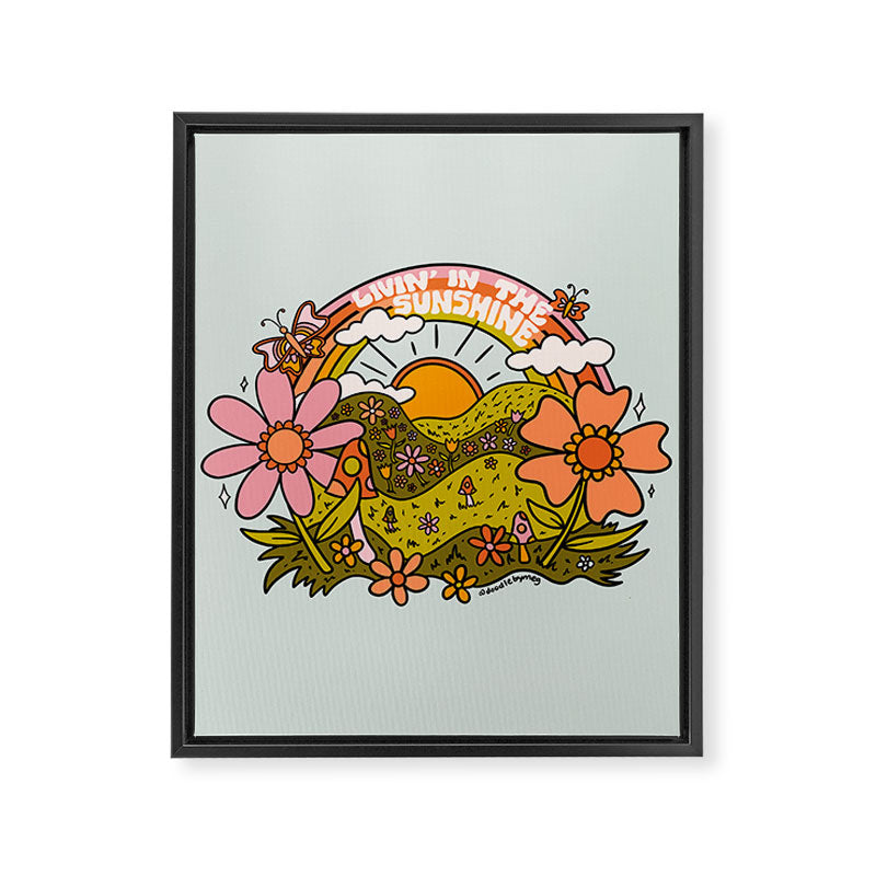 Livin' In the Sunshine Framed Canvas Print Gallery Image 8