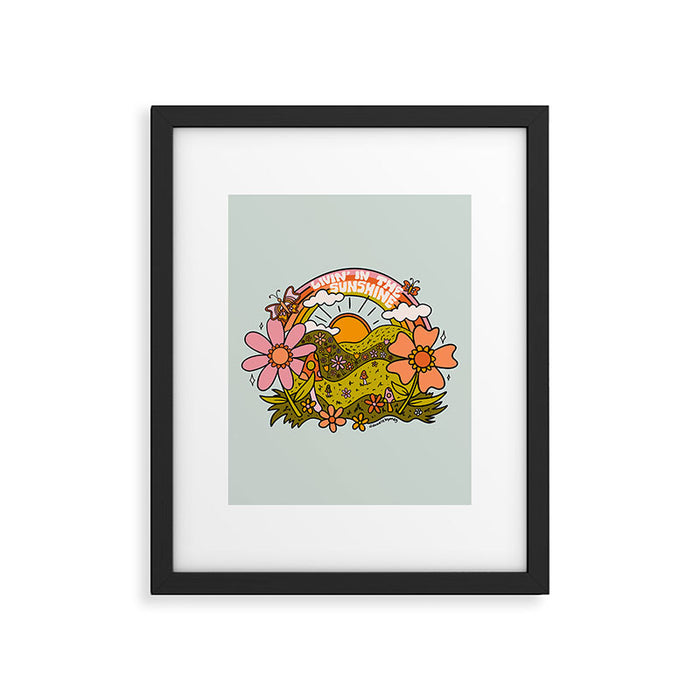 Livin' In the Sunshine Framed Art Print Gallery Image 1