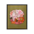 Livin' Spooky and Free Framed Canvas Print Gallery Image 8