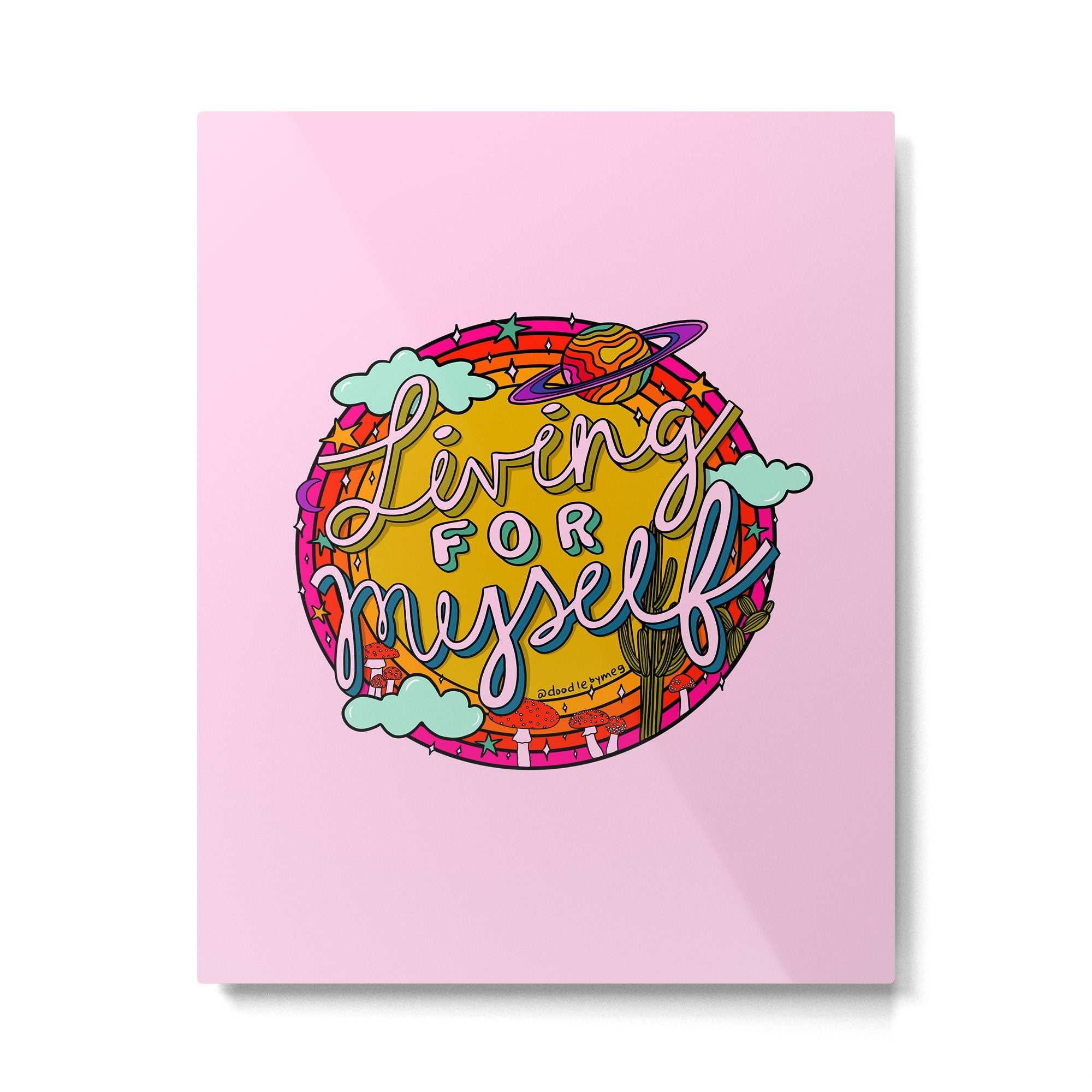 Living for Myself Metal Print Gallery Image 6