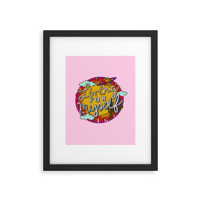 Living for Myself Framed Art Print Gallery Image 1