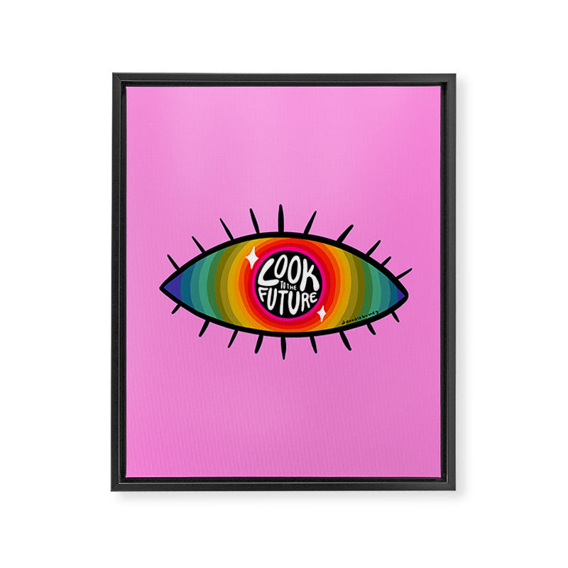 Look to the Future Framed Canvas Print Gallery Image 8