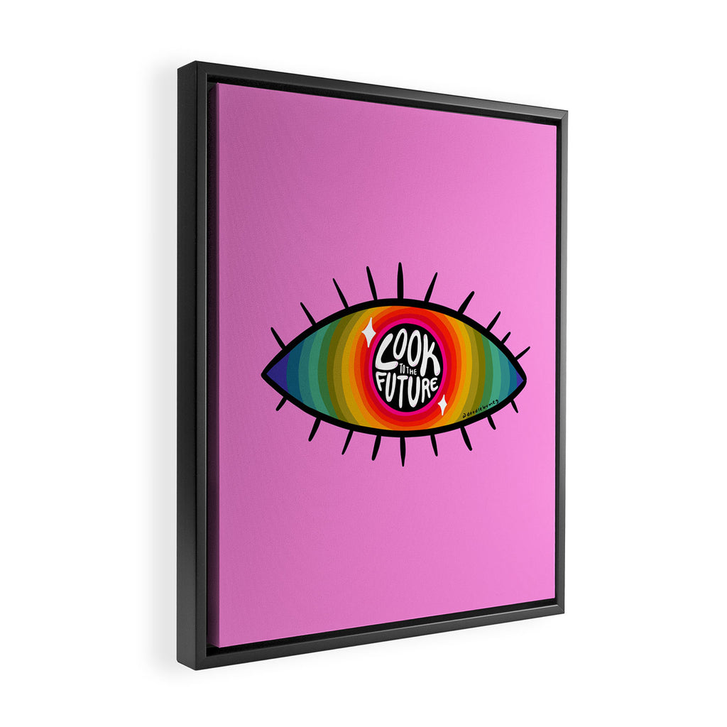Look to the Future Framed Canvas Print Gallery Image 2