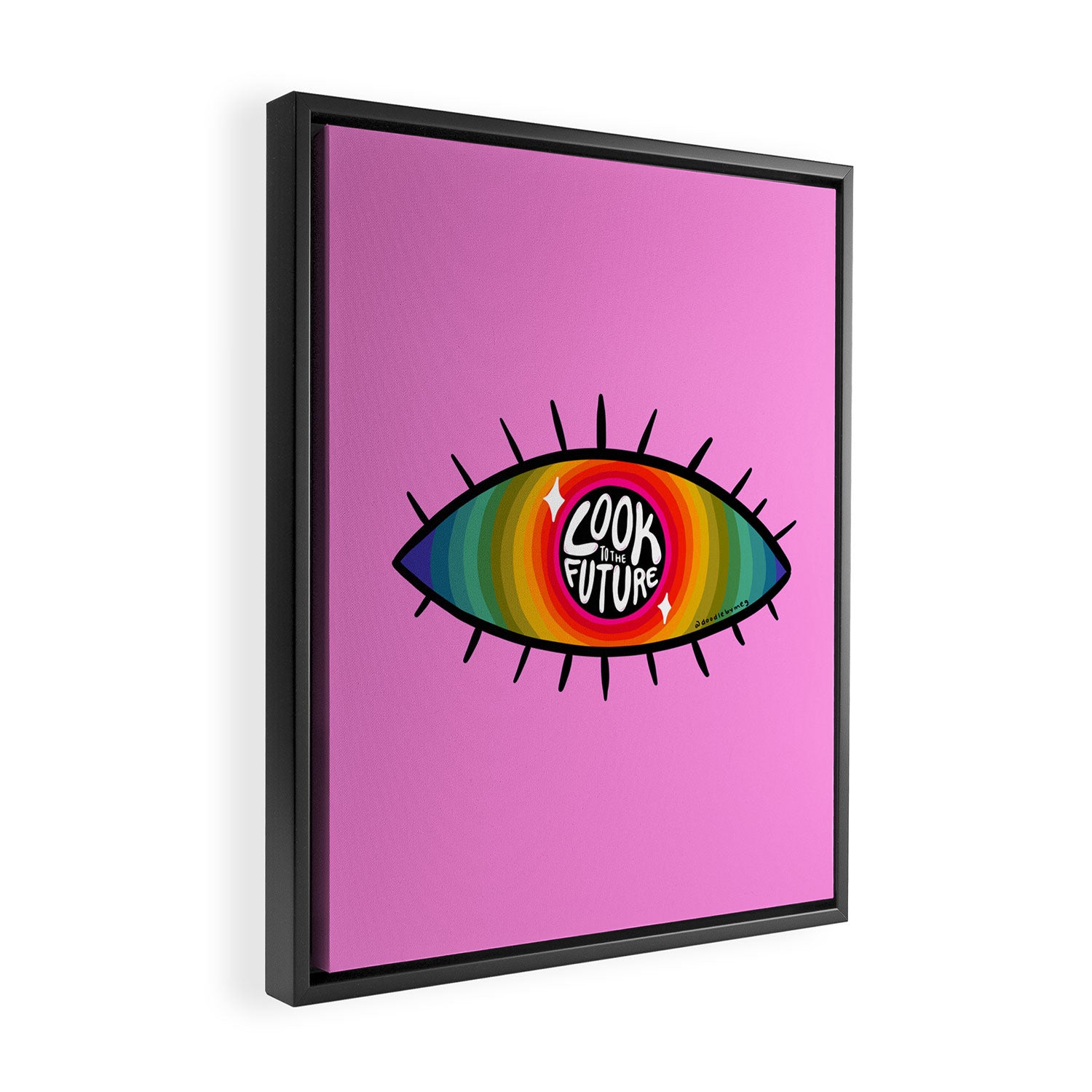Look to the Future Framed Canvas Print Gallery Image 2