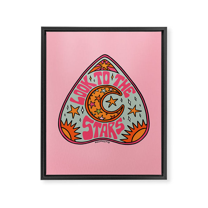 Look to the Stars Framed Canvas Print Gallery Image 1