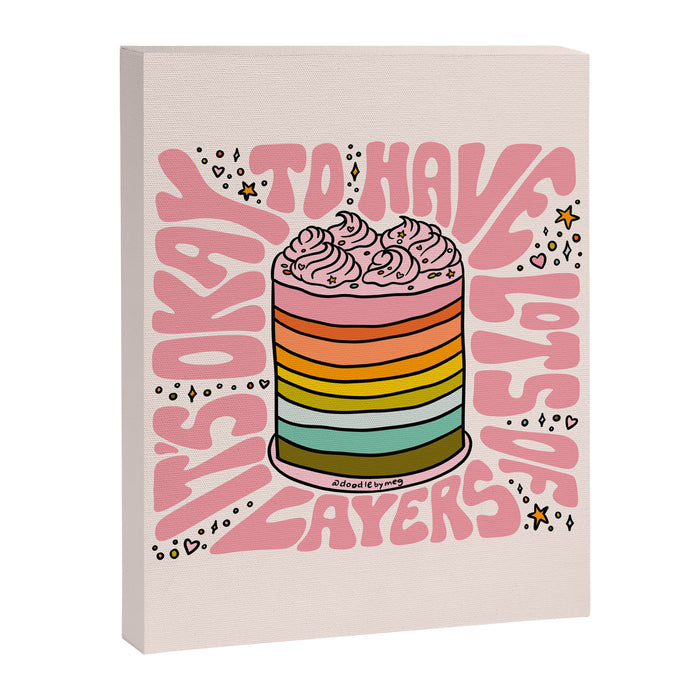 Lots of Layers Canvas Print Gallery Image 1