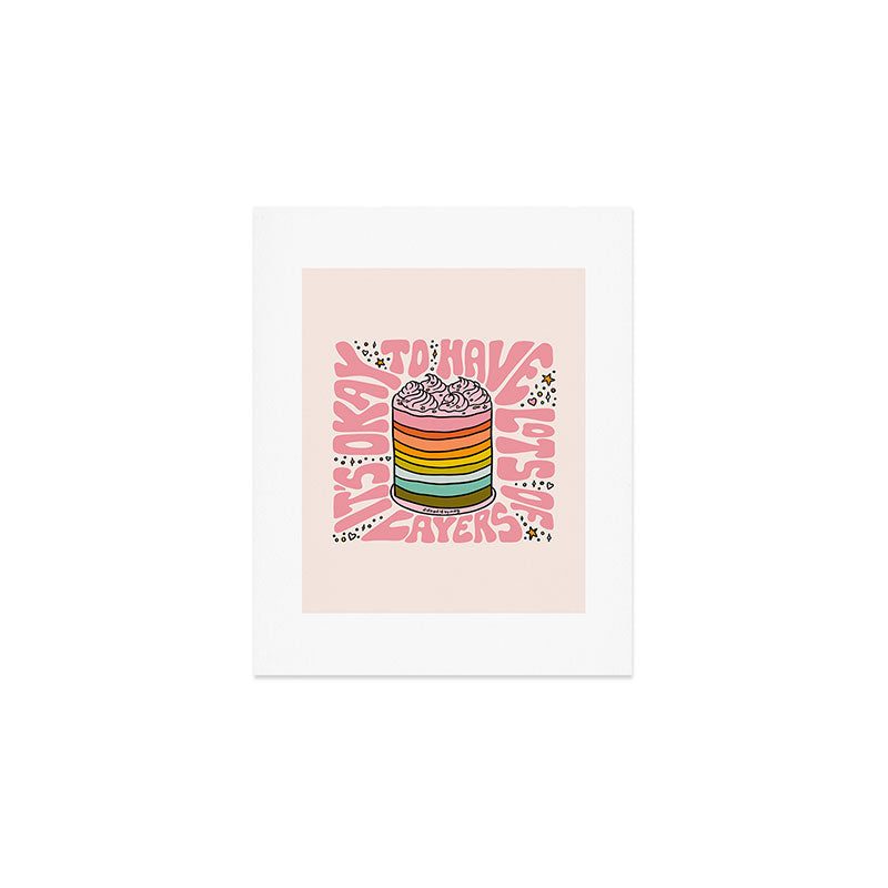 Lots of Layers Art Print Gallery Image 1