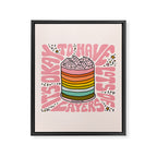Lots of Layers Framed Canvas Print Gallery Image 8