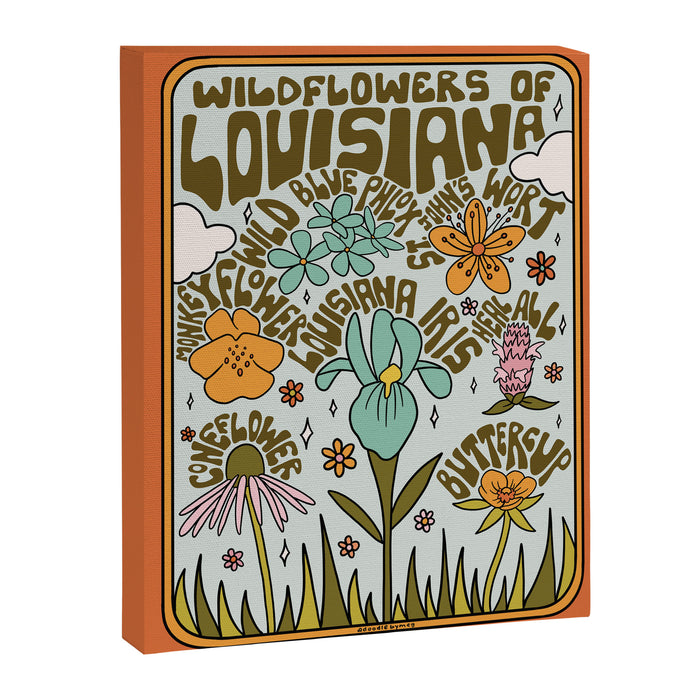 Louisiana Wildflowers Canvas Print Gallery Image 1