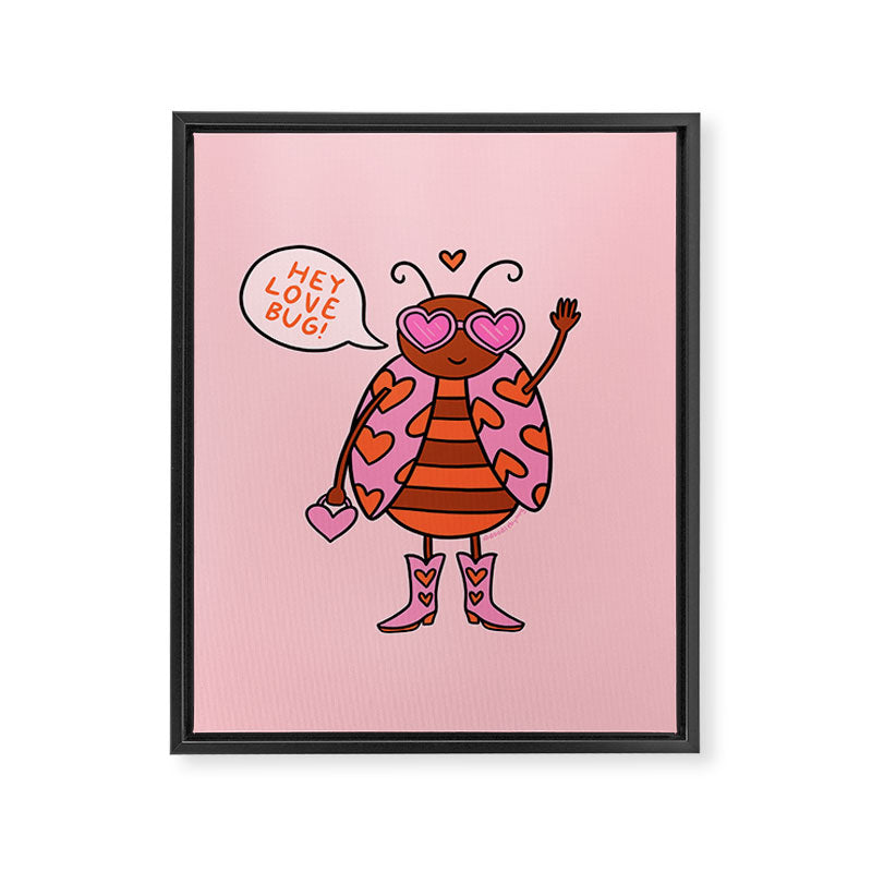 Love Bug Framed Canvas Print Gallery Image 8