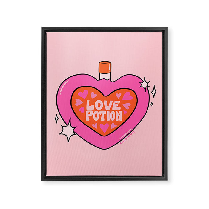Love Potion Framed Canvas Print Gallery Image 1