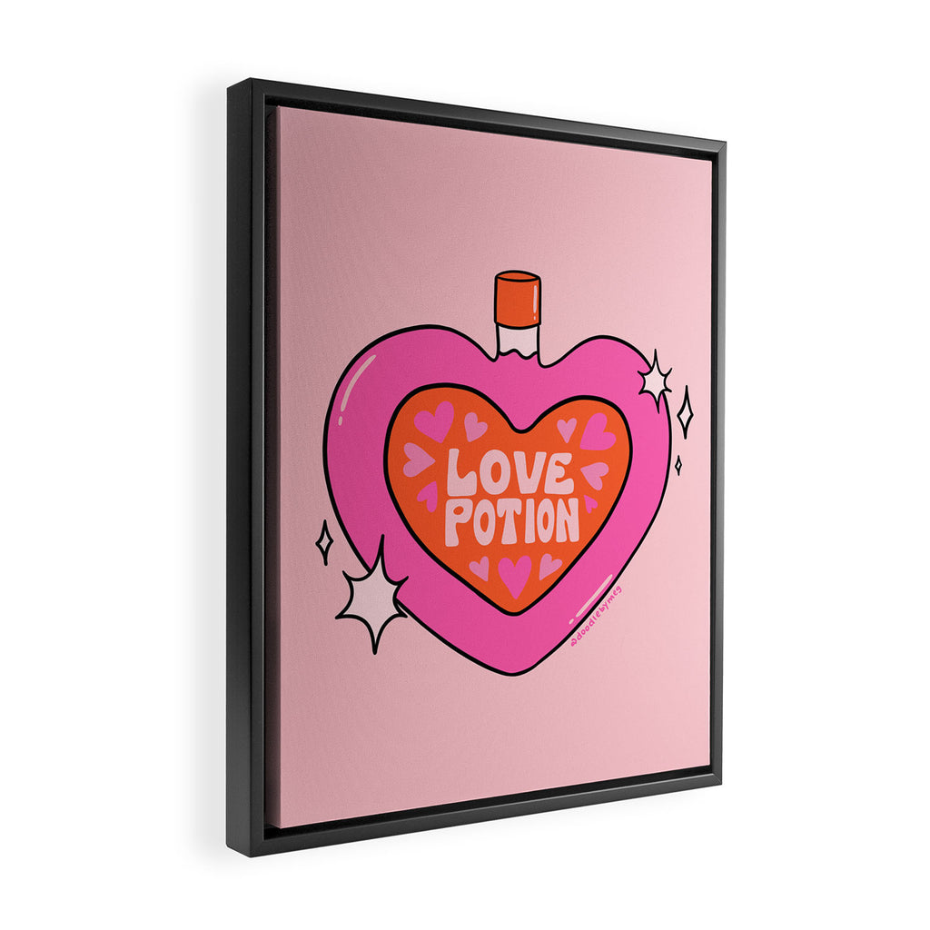 Love Potion Framed Canvas Print Gallery Image 2