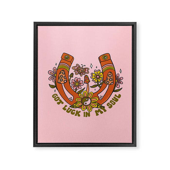 Luck In My Soul Framed Canvas Print Gallery Image 1