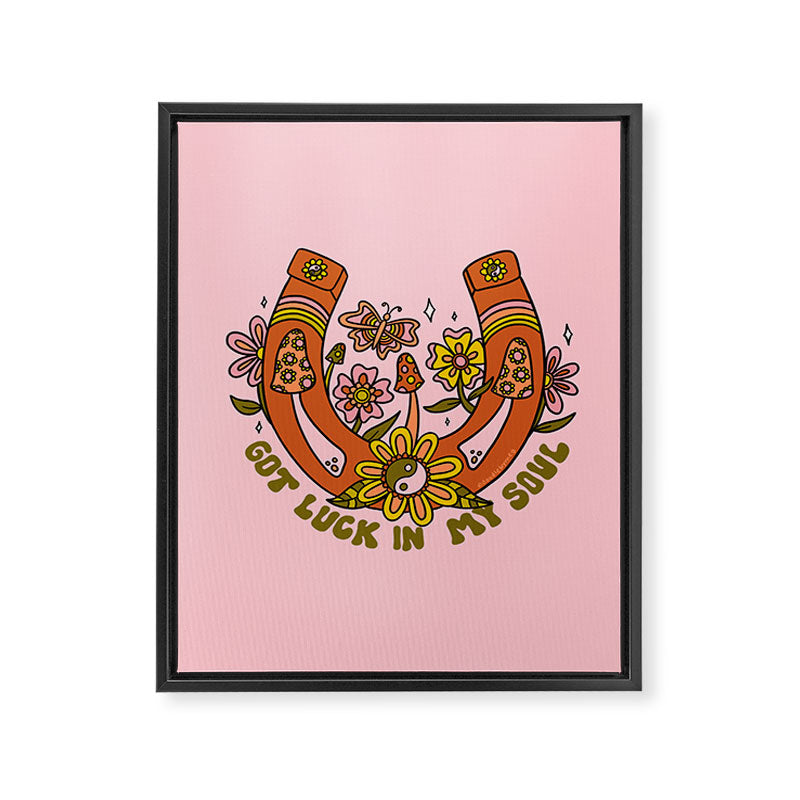 Luck In My Soul Framed Canvas Print Gallery Image 8