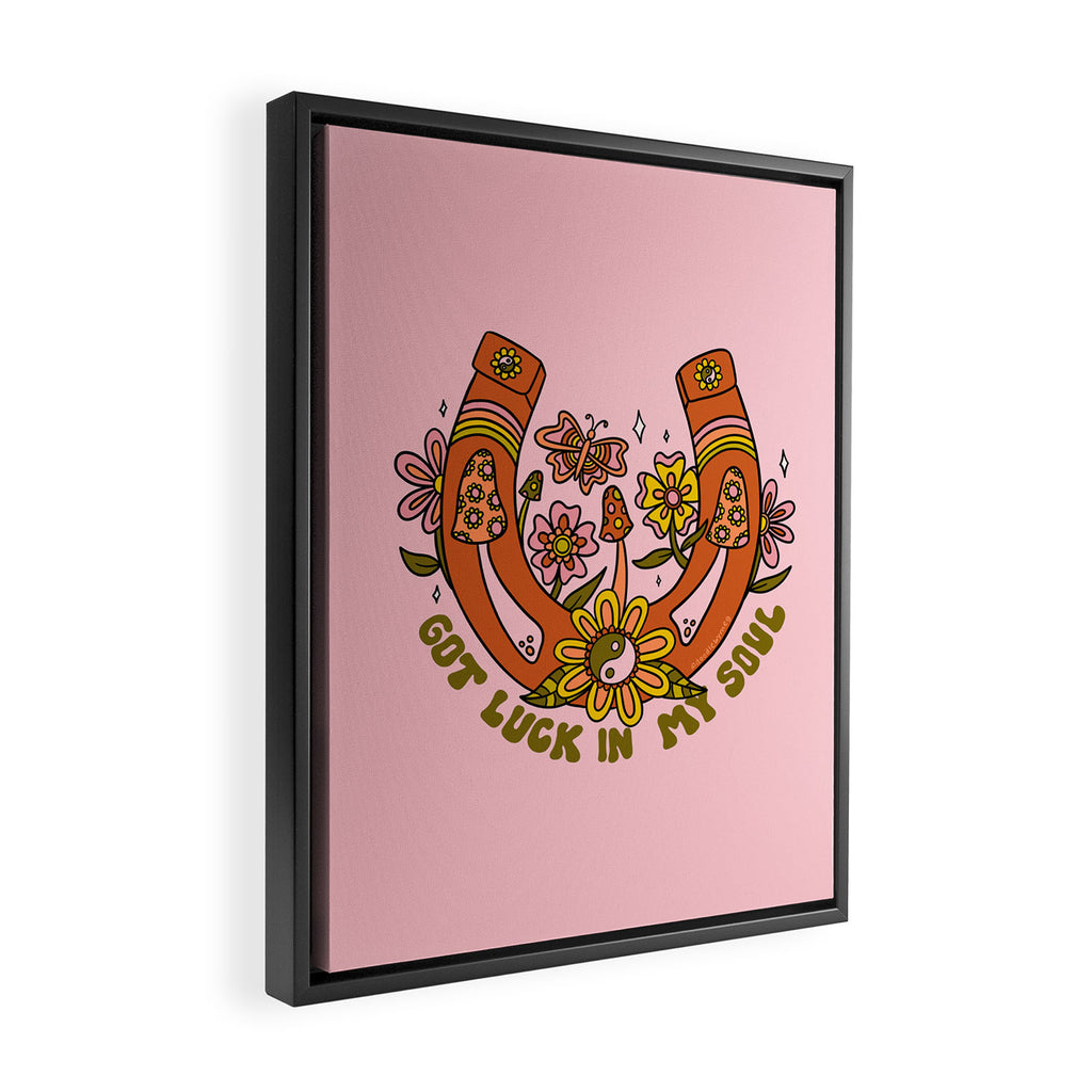 Luck In My Soul Framed Canvas Print Gallery Image 2