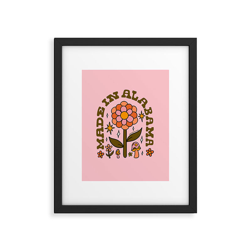 Made In Alabama Framed Art Print Gallery Image 6