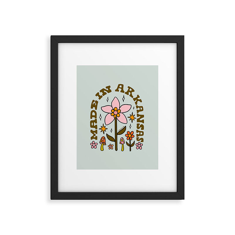 Made In Arkansas Framed Art Print Gallery Image 4